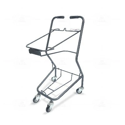 A Double Basket Shopping Cart